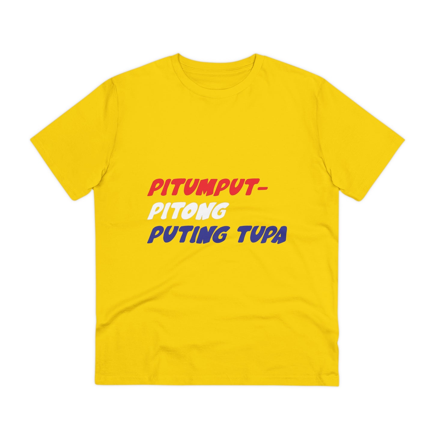 PITUMPUT- PITONG PUTING TUPA Organic T-shirt PT 1030