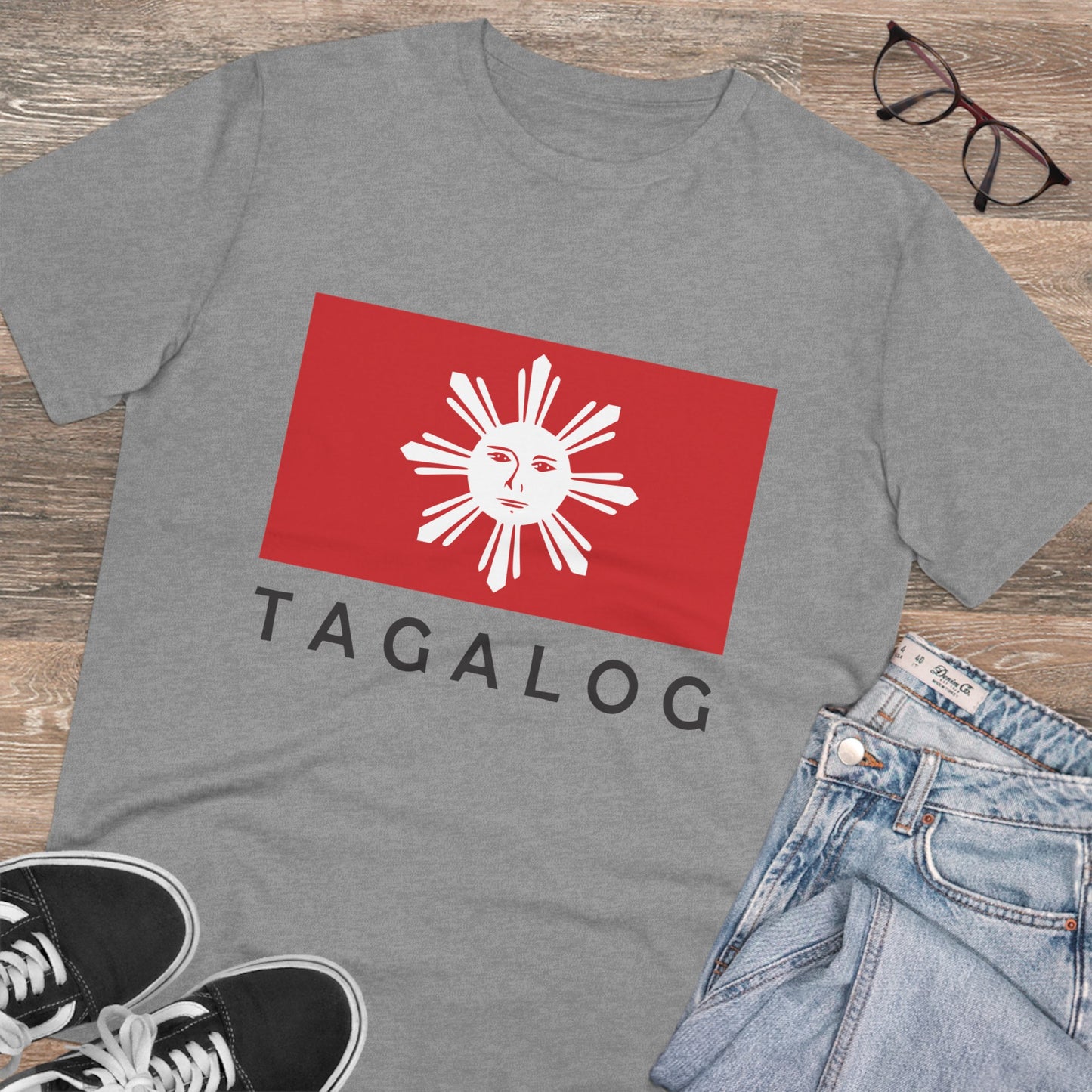 Historic Philippines Flag-Land of the Tagalog- Organic Unisex Classic T-Shirt PT1012