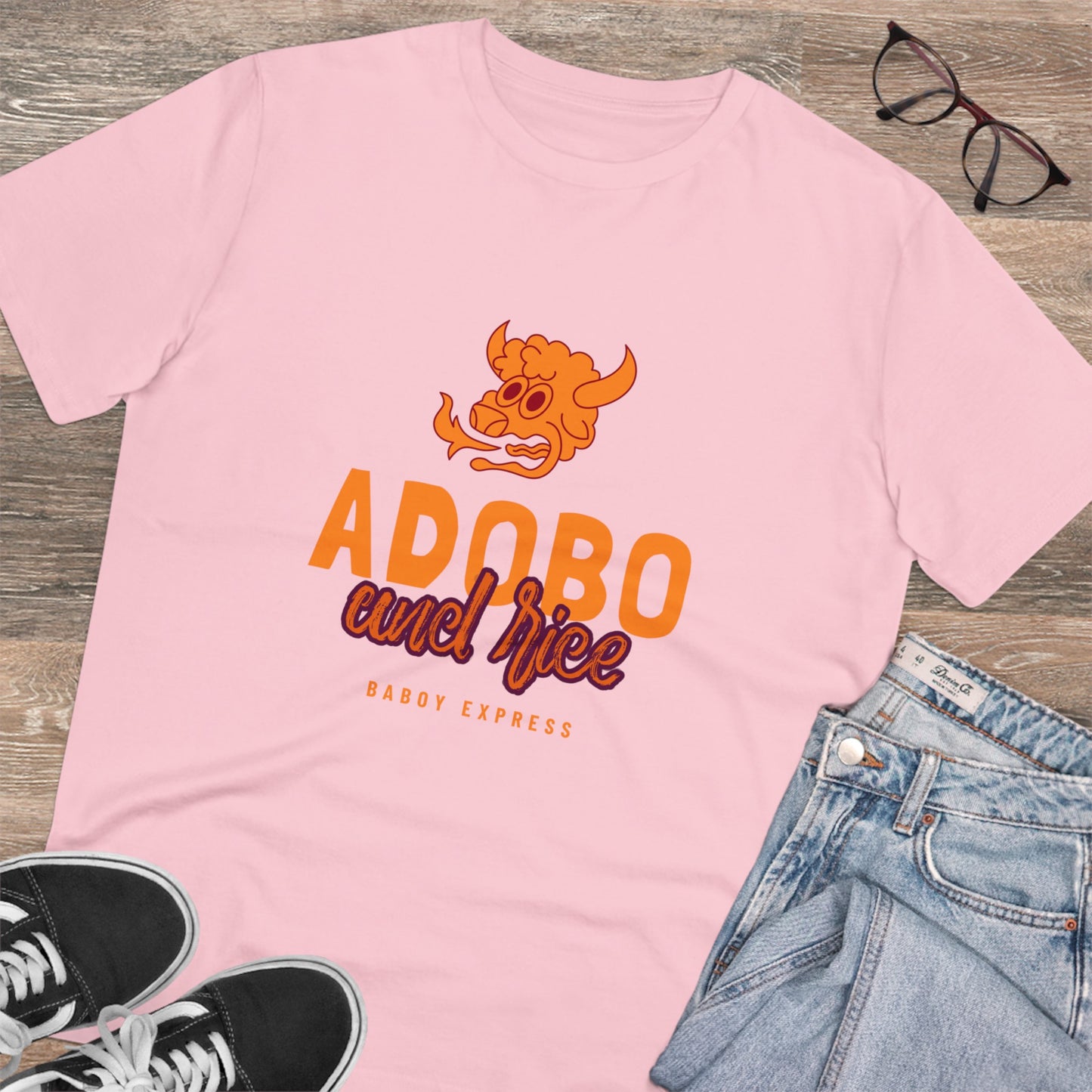 Adobo & Rice -Organic T-shirt PT 1063