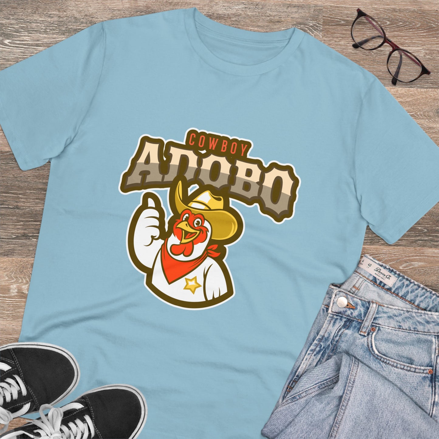 Cowboy Adobo -Organic T-shirt PT 1072