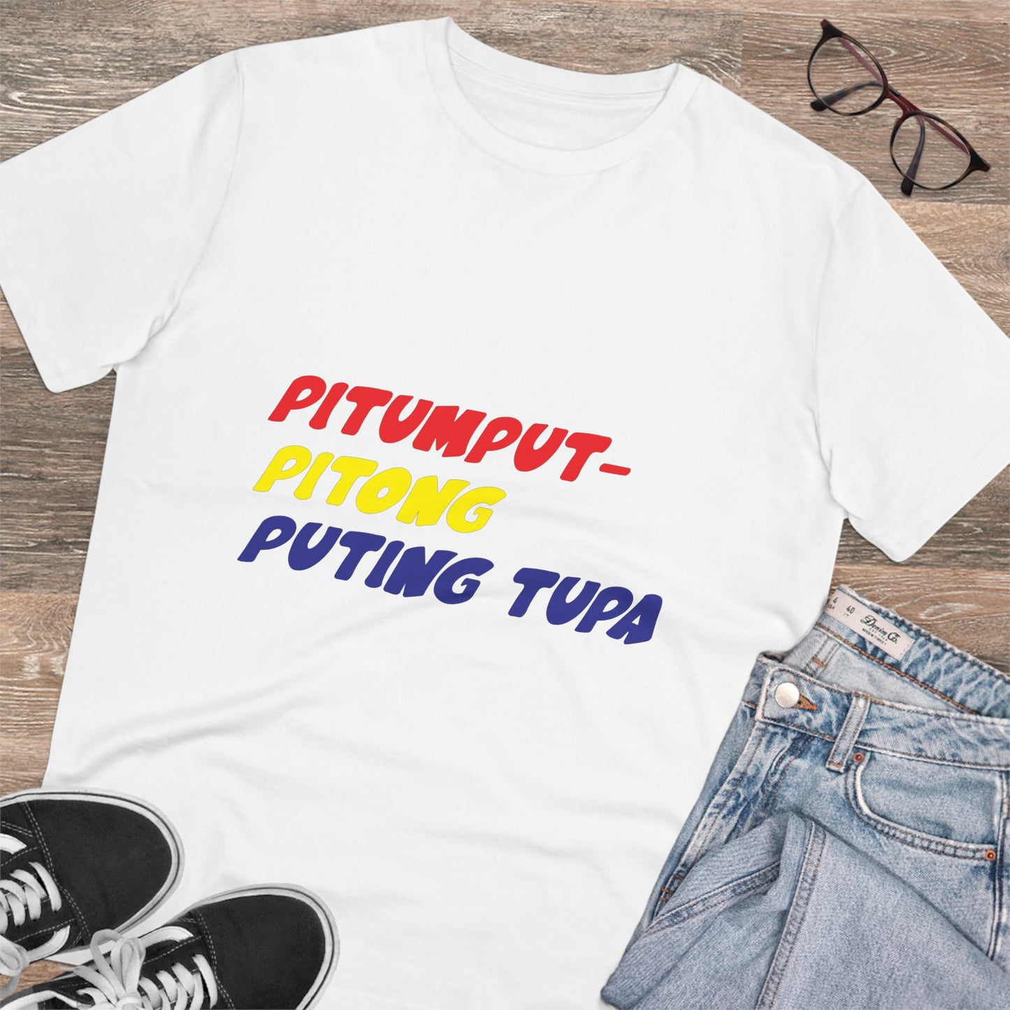 PITUMPUT- PITONG PUTING TUPA Organic T-shirt PT 1030