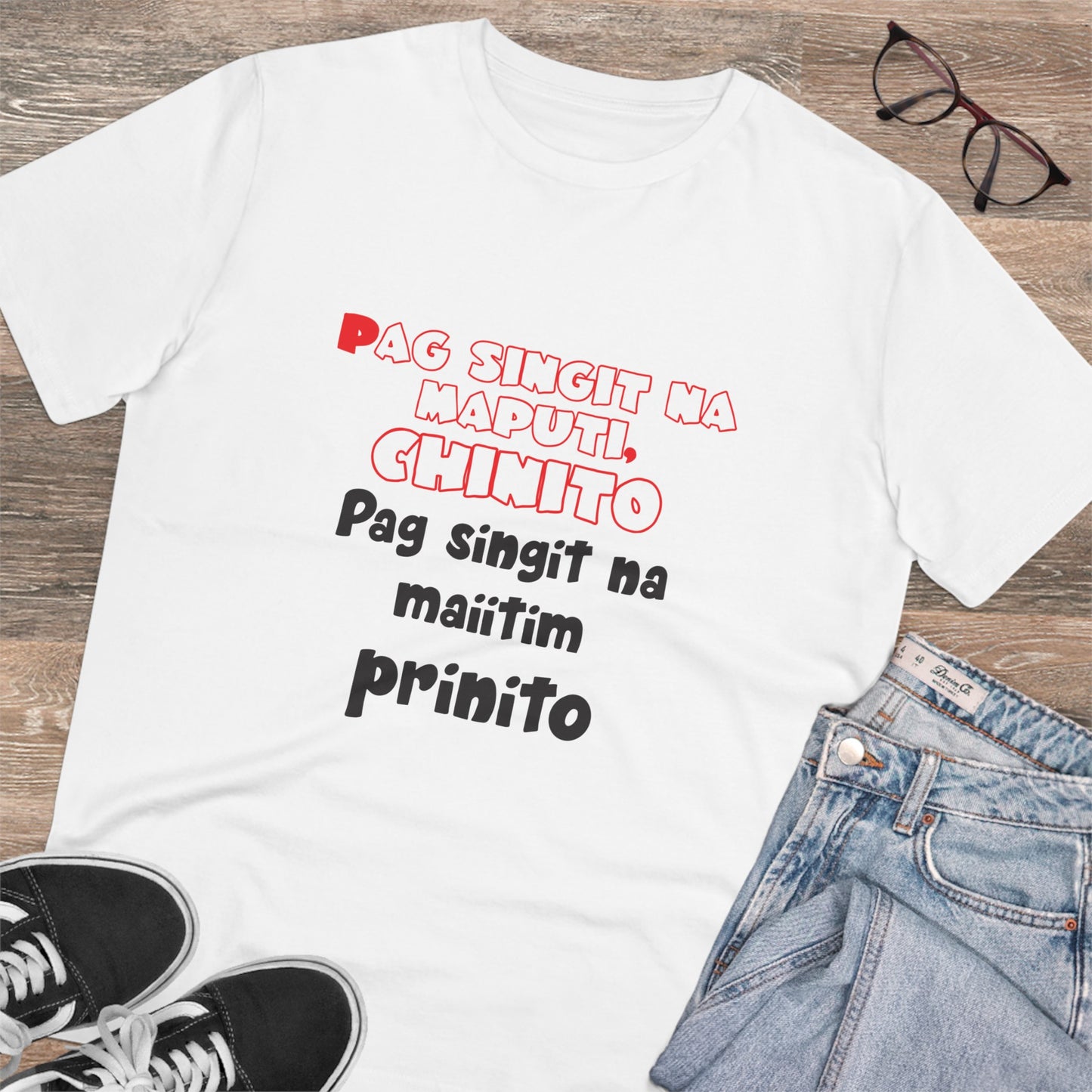 Pag singit na maputi, chinito... - Organic T-shirt PT1018