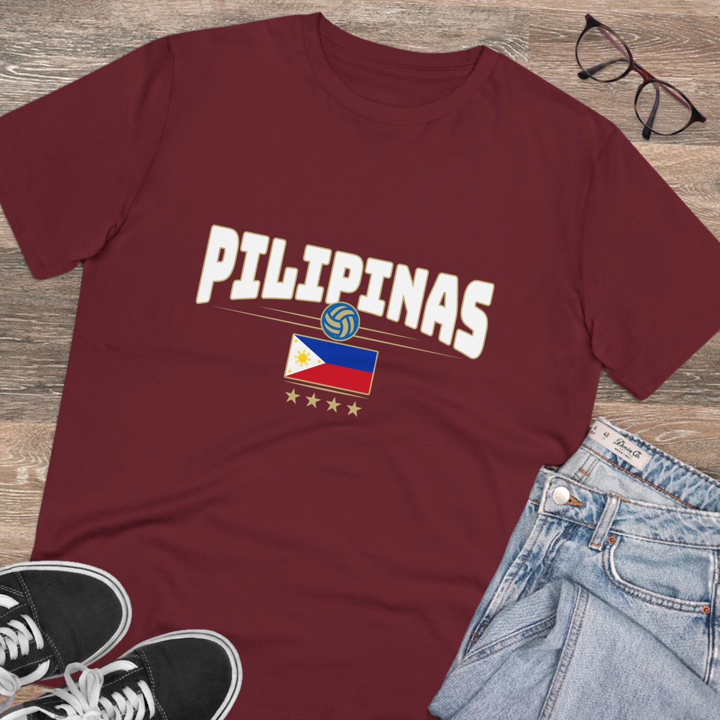 Pilipinas logo -Organic T-shirt PT 1059