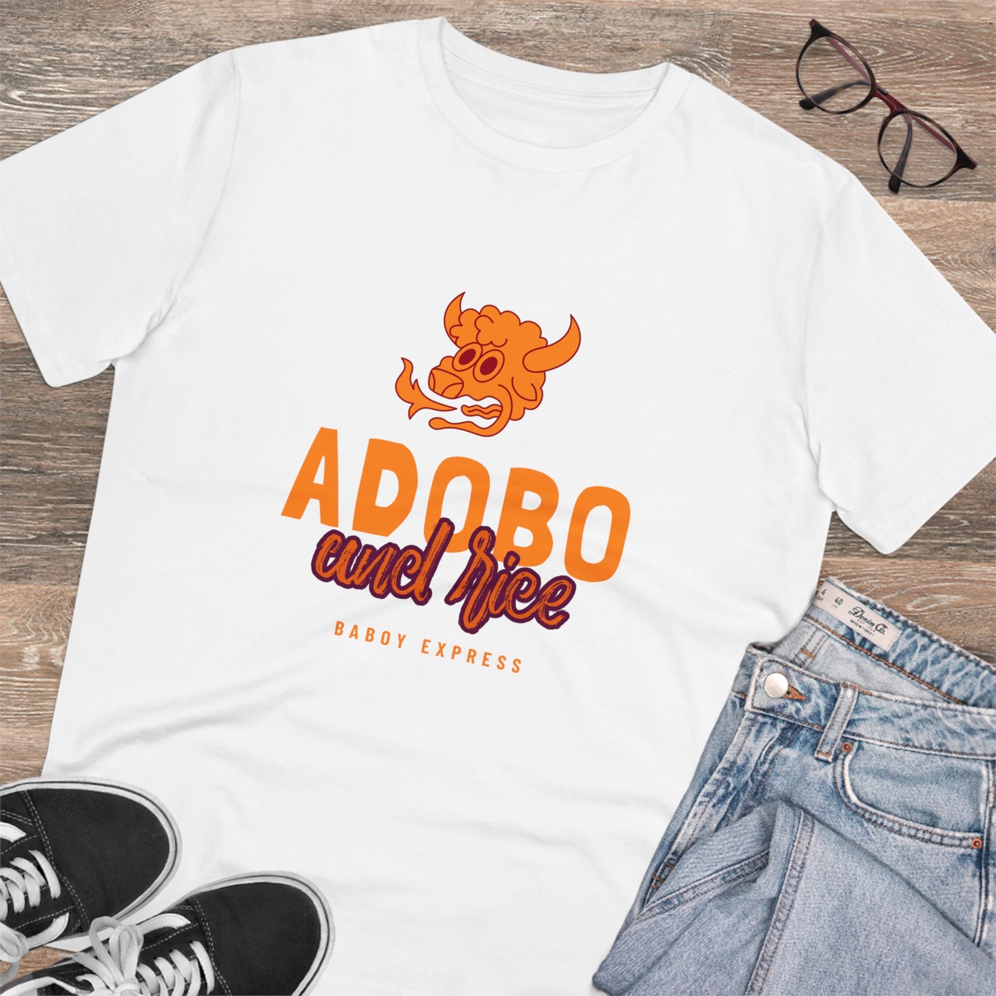 Adobo & Rice -Organic T-shirt PT 1063