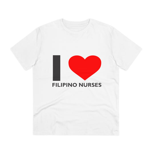 I Love Filipino Nurses- Organic T-shirt PT1038