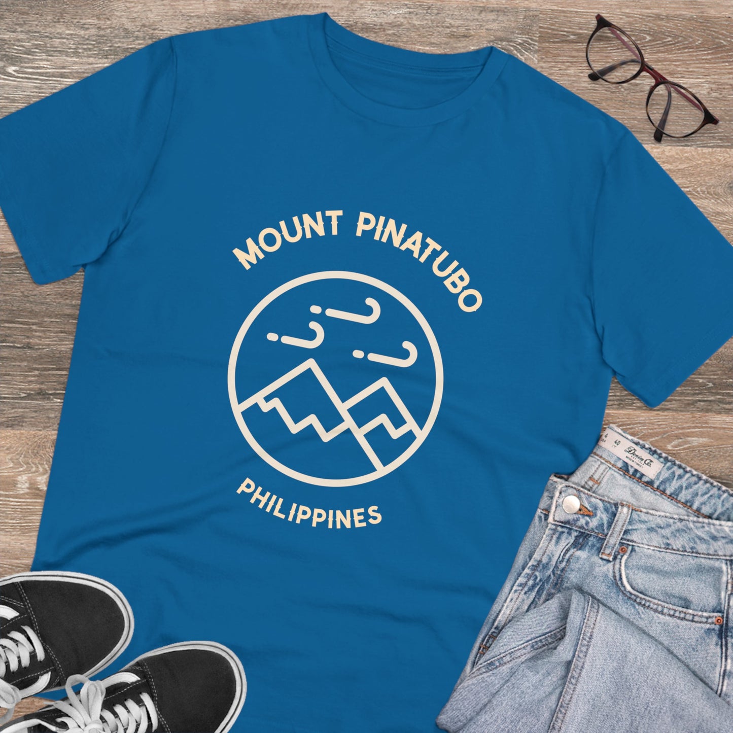 Mount Pinatubo Filipino Volcano  -Organic T-shirt PT1057