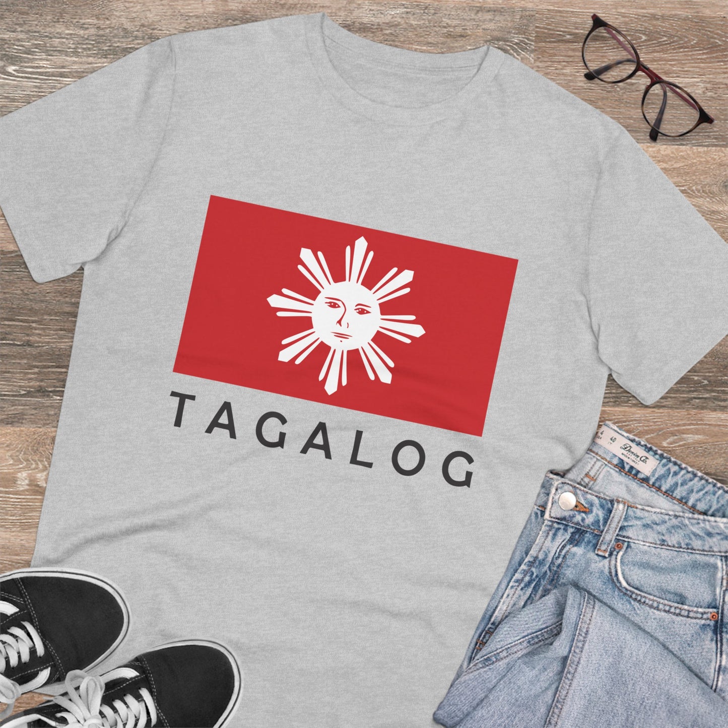 Historic Philippines Flag-Land of the Tagalog- Organic Unisex Classic T-Shirt PT1012