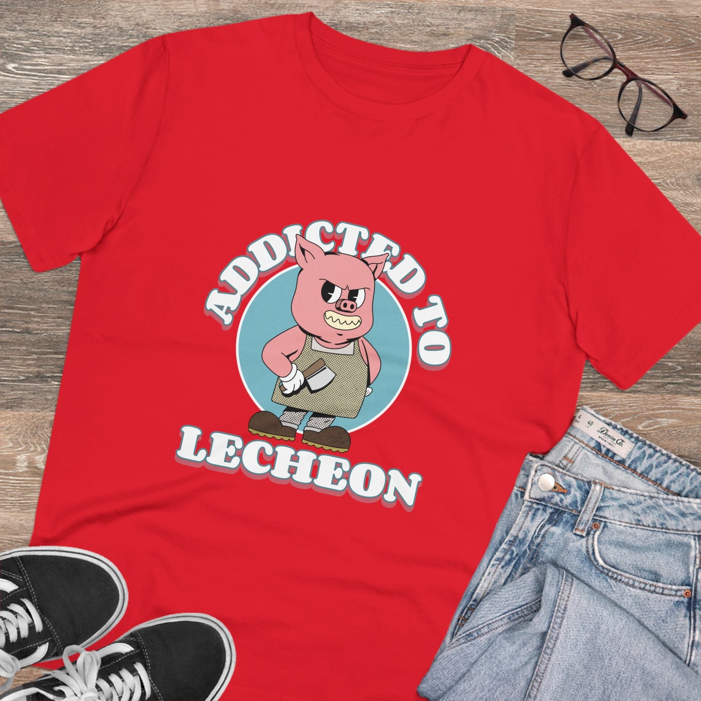 Addicted to Lecheon -Organic T-shirt PT 1074