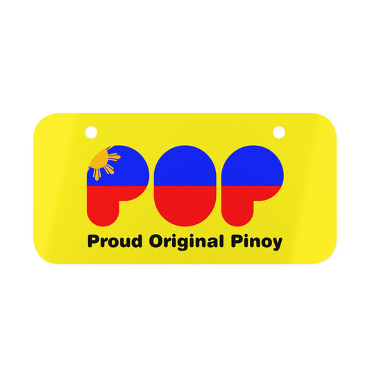 Proud Original Pinoy Logo -Mini License Plate MT7001