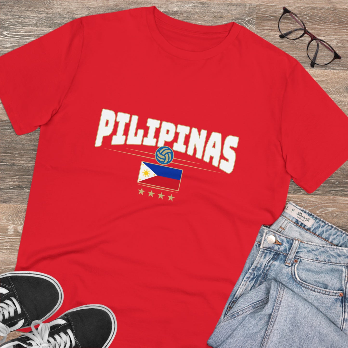 Pilipinas logo -Organic T-shirt PT 1059