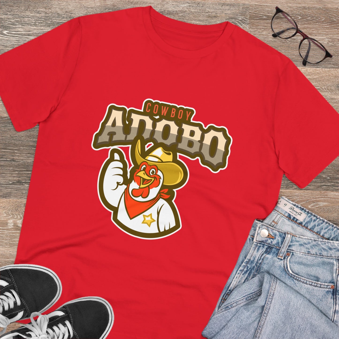 Cowboy Adobo -Organic T-shirt PT 1072